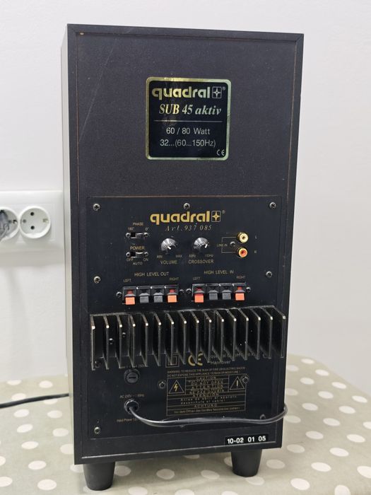 Subwoofer Quadral SUB 45 activ