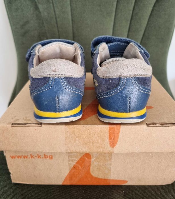 Детски сини обувки за момче,  размер 22, Колев и Колев
