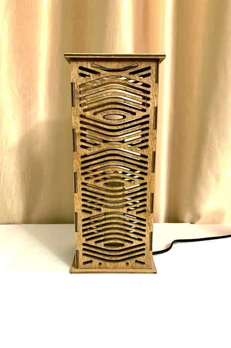 Светильник, ночник. Ручной работы. Материал ЭКО фанера