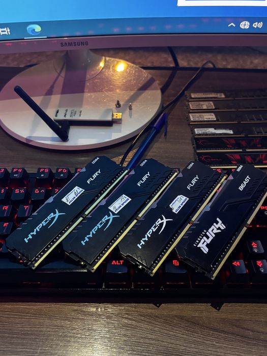 DDR4 Kingston RGB 4*8gb 32gb