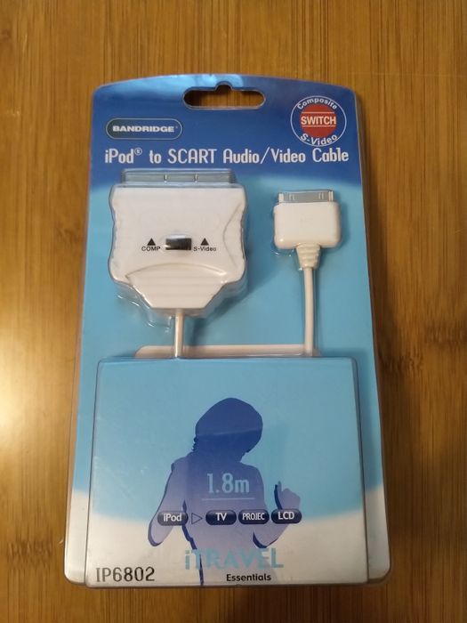 Cablu audio video iPod la SCART 1,8 m