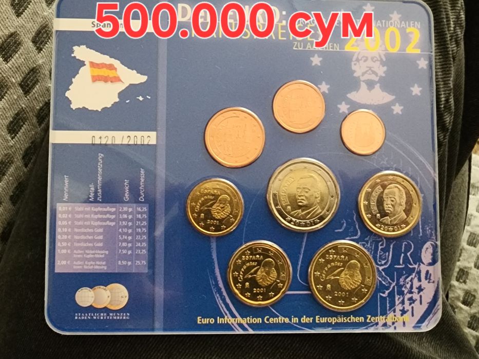 Нумизматика монеты Евро