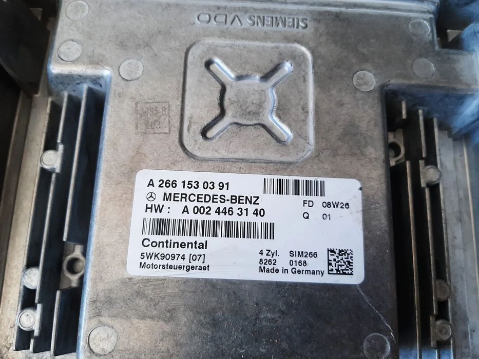 ecu calculator motor 266920 1.5 b mercedes a-class w169  a2661530391  a0024463140