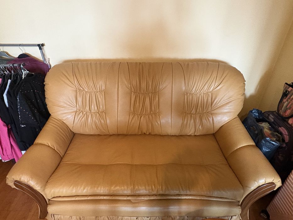 Vand canapea piele extensibila si 2 coltare