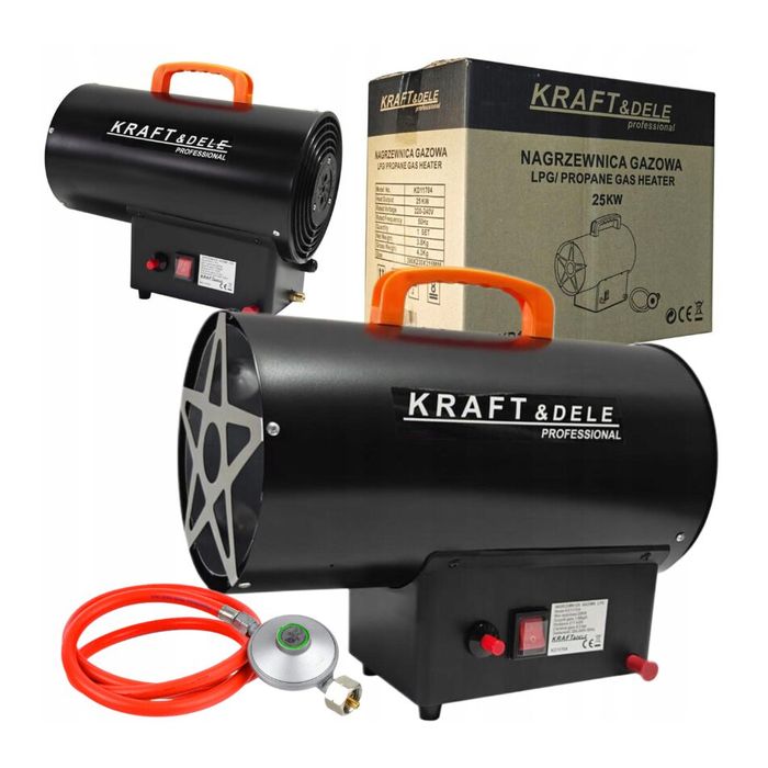 Tun, incalzitor pentru caldura pe gaz, 25kW, Kraft