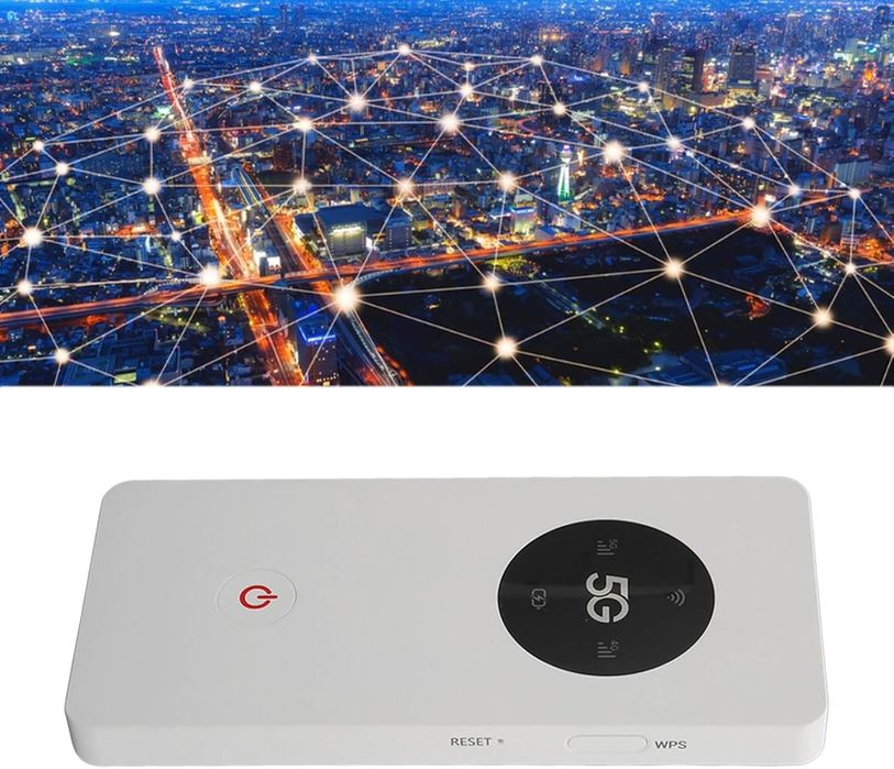 Преносим 5G WiFi Рутер Annadue с Nano SIM Слот и 8000mAh Батерия