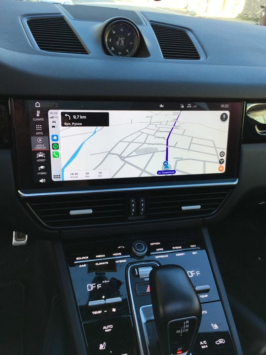 Full Screen Porsche Apple CarPlay Android Auto Mh2P Конвертиране Logo