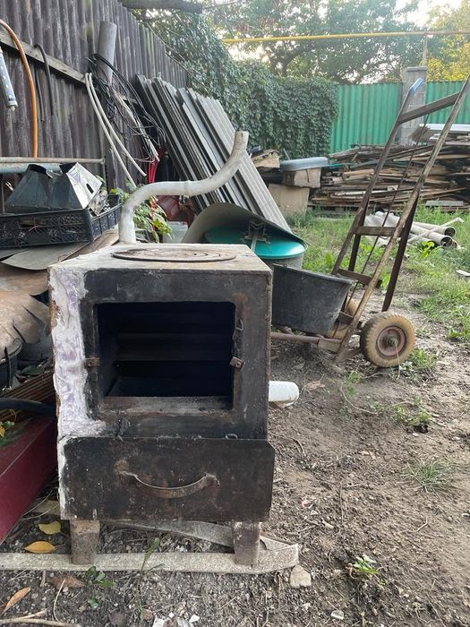 Стальная печь б/у