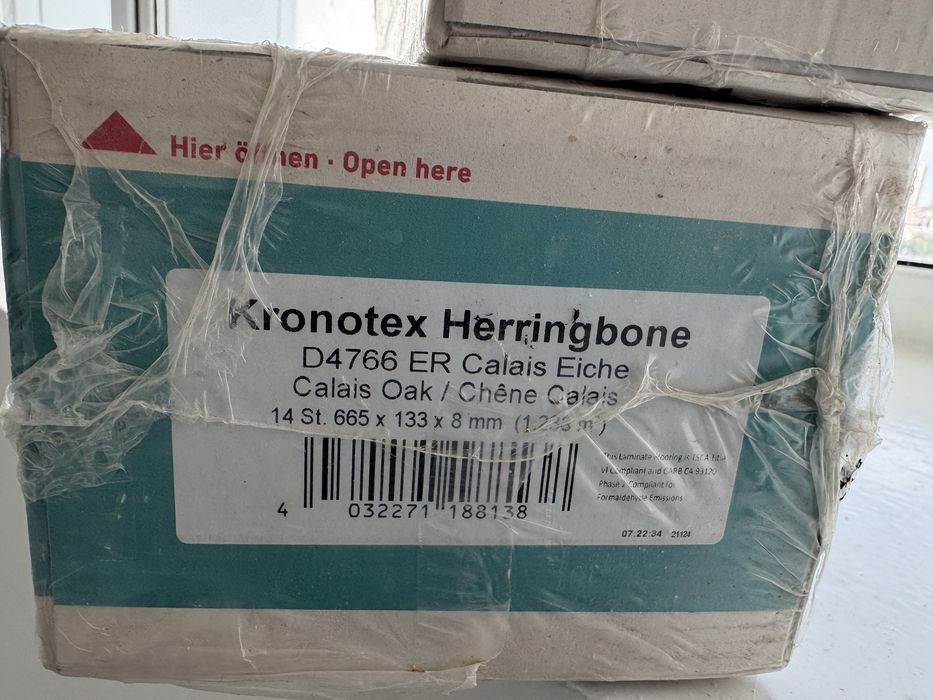 Ламинат Ламинат Kronotex Herringbone D4766 Oak Calais