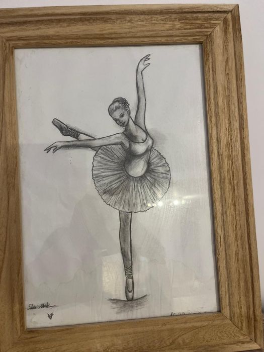 Desenat de o fata  la varsta de 12 ani