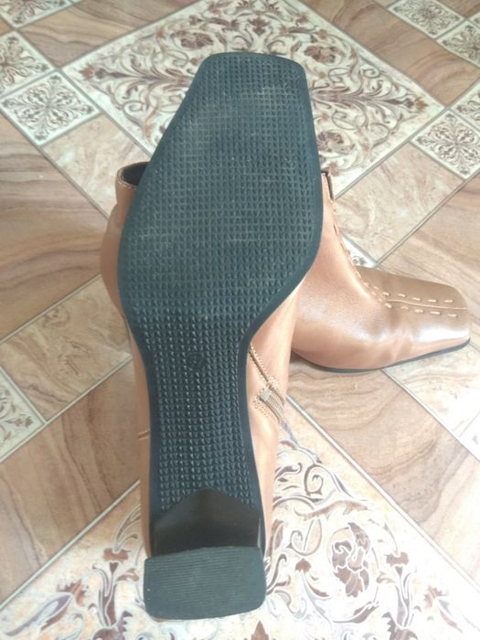 Ботильоны кожаные