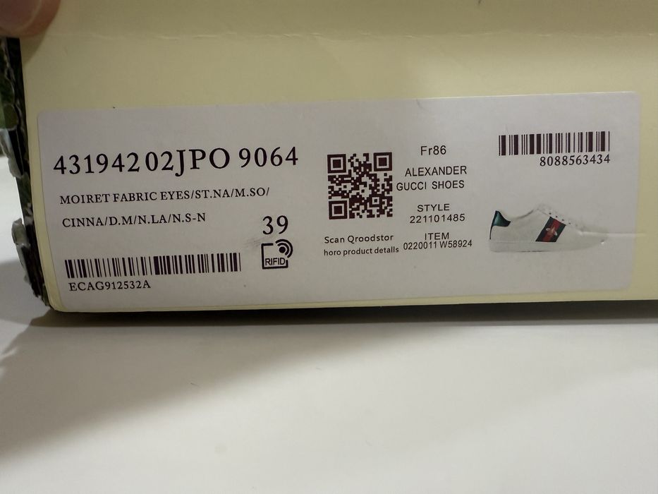 Gucci обувь 39 размера унисекс лучшее качество