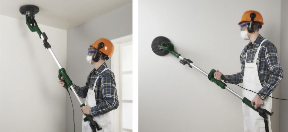 НОВ ! PARKSIDE Шлайфмашина за стени и тавани / жираф /