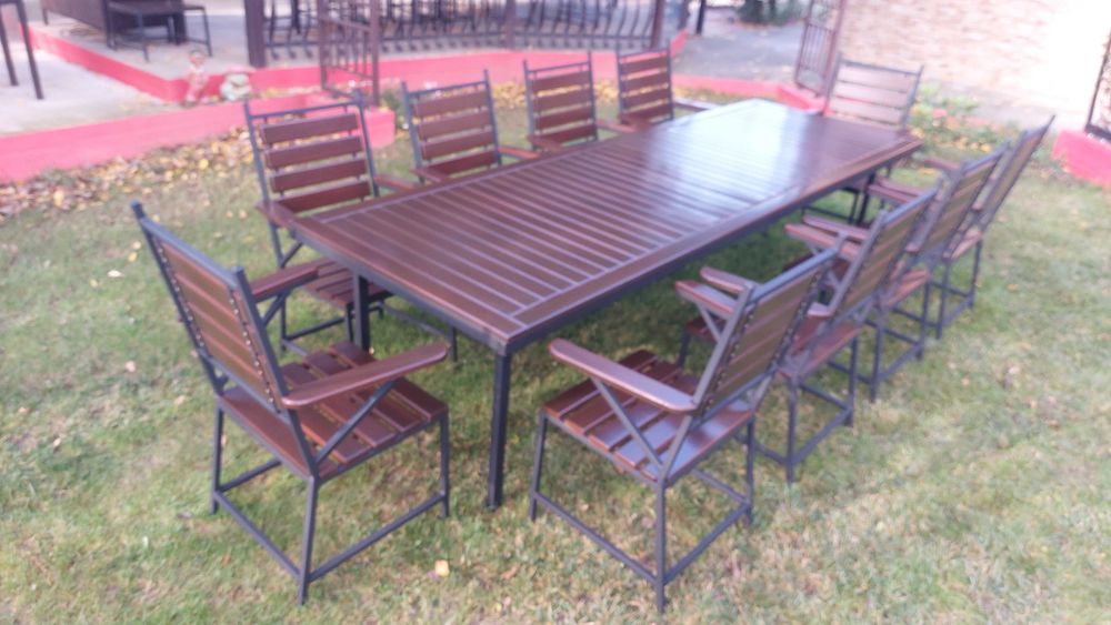 Set masa cu 10 scaune