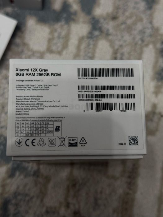 Xiaomi 12X Gray 8/256