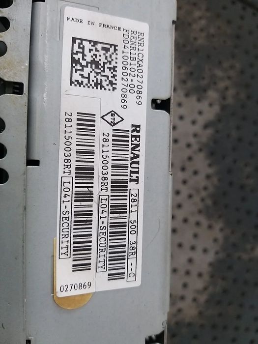 Radio cd player renault clio 3 281150038r