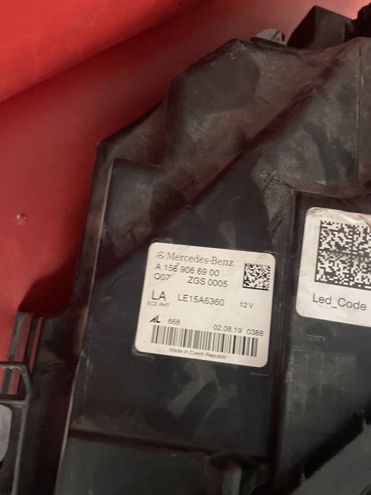 Mercedes Gla 156 Гла Led facelift Фейс фар фарове ляв