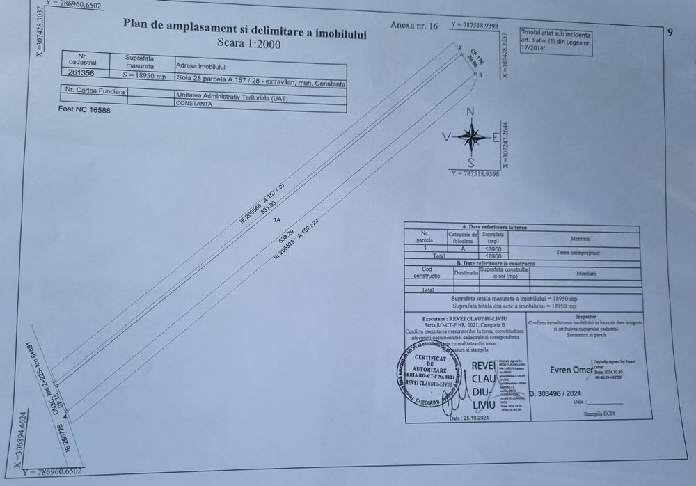 Teren Varianta Ovidiu-Cta