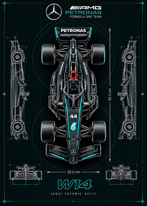 Poster Formula 1 - Ferrari RedBull Mercedes