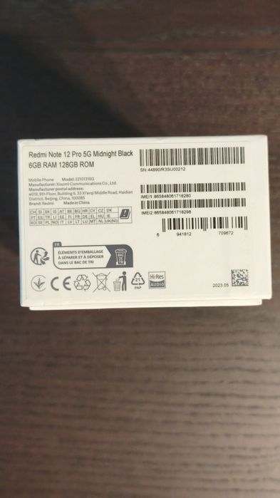 Xiaomi Note 12 Pro 5G