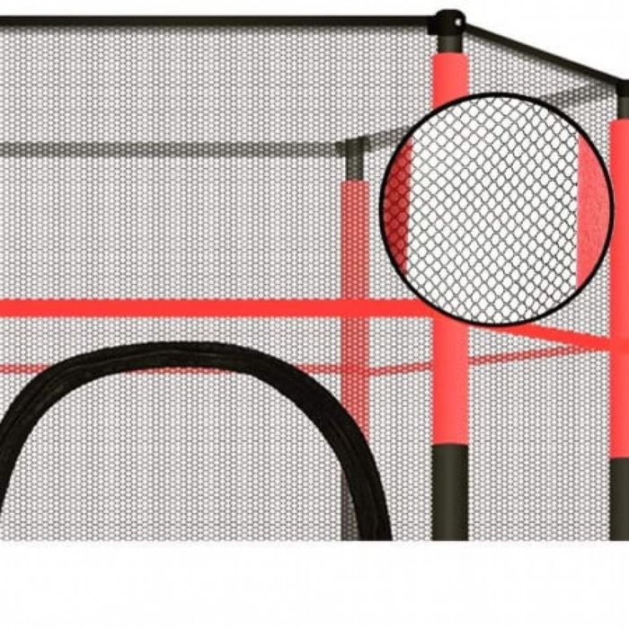 Мини батут с мрежа за безопасност
