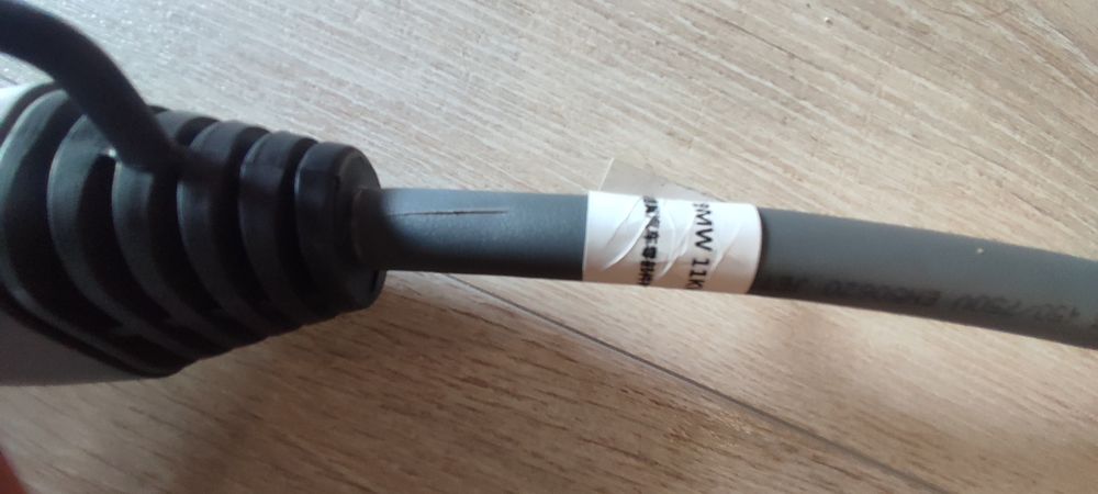 Захранващ трифазен кабел Тип 2 към Тип 2/11kW