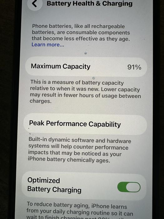 Iphone 11 Pro, Baterry 91%