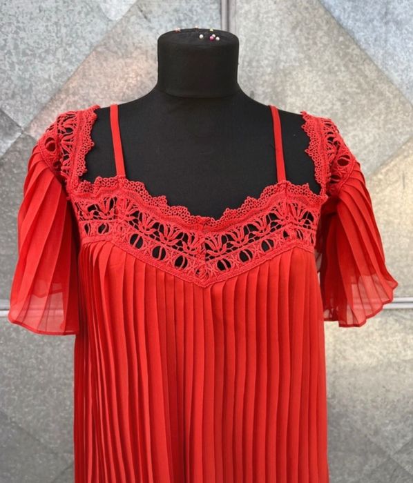 Rochie maxi plisata H&M