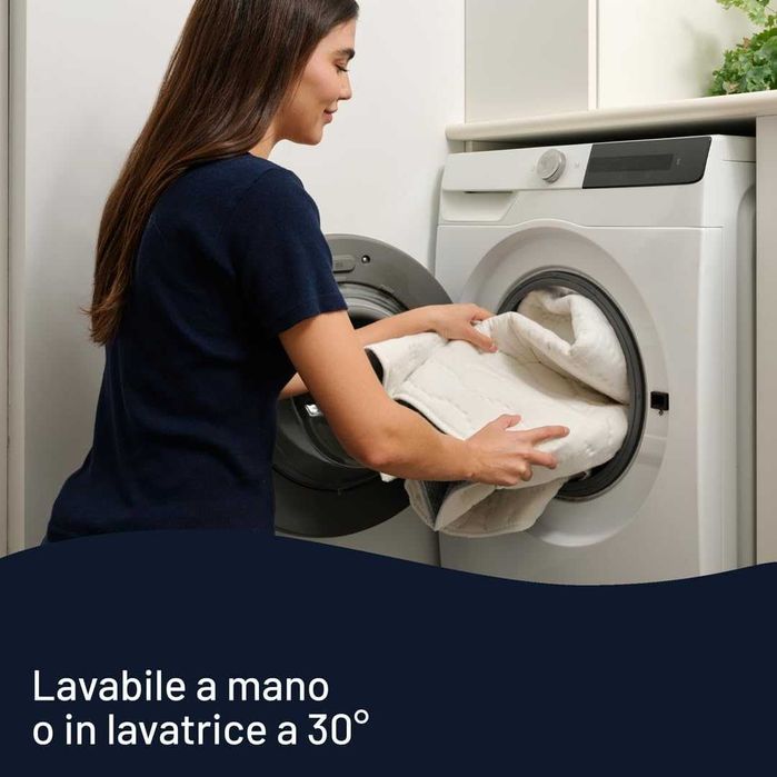 Pătură electrică dublă Imetec 150x160 – Lână, Made in Italy