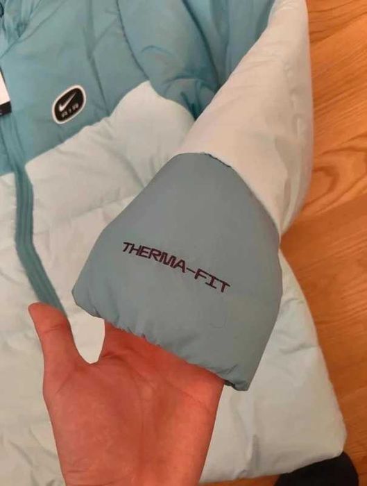 Geaca puffer Nike Air Therma-FIT barbati albastra XXL NOUA originala