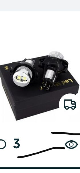 Set Becuri Bmw Angel Eyes pozitie Led E39/E60/E61/E53/E63/E65/E66/E87