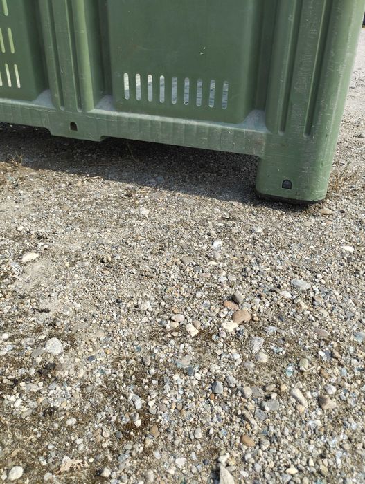 Box palet legume cuva 120x100x85 plastic, foarte rezistent, folosite foarte putin
