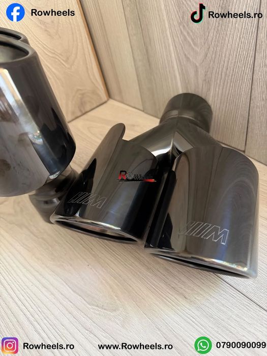 Ornamente tobe Tips evacuare Model M duble BMW E60 E61 F10 F11 F12 F13 BMW G20 G30 G11 G12 G05 G06 X4 X5 X6 X7