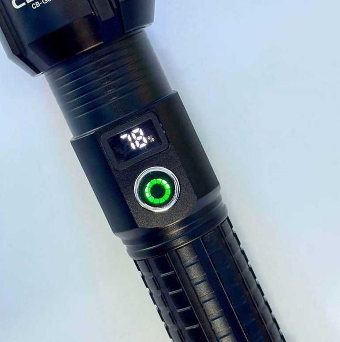 Алуминиев LED фенер COBA, USB Type-C, 5 режима на светене (CB-G62)