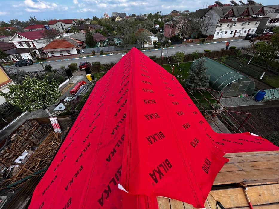 Montaj acoperis nou, tigla metalica montaj mansardari dulgherii