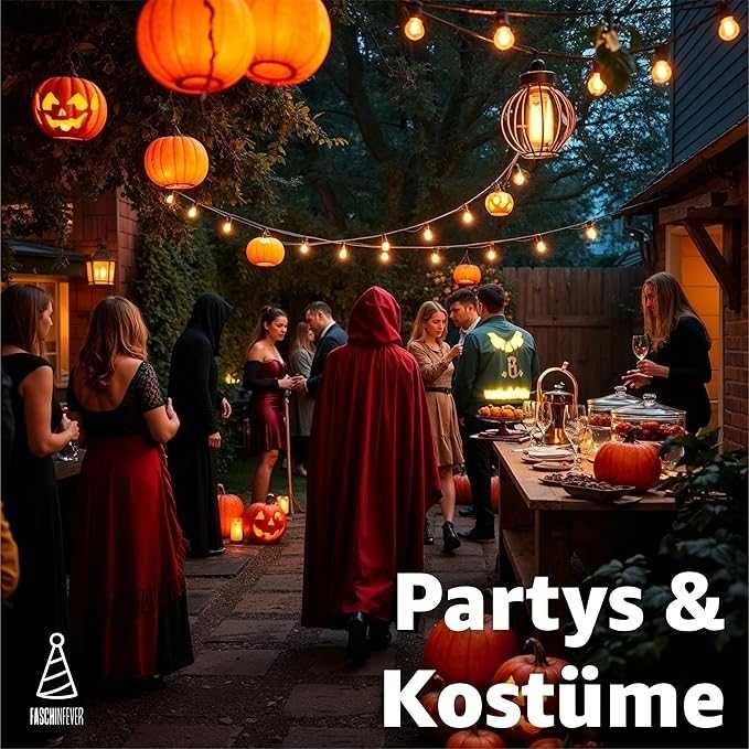 Pelerina/costum Halloween PREMIUM, RED-BLACK, REDUS de la 150RON