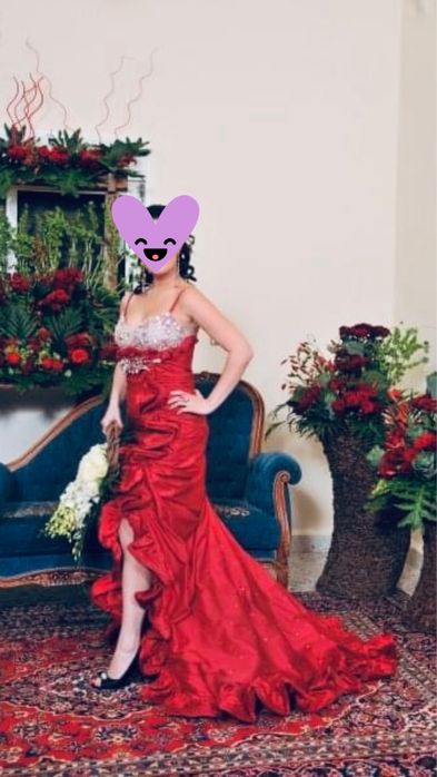 Бална/официална рокля на Ливански дизайнер със сваровски кристали