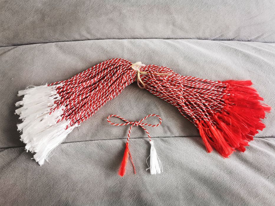 Șnur mărțișor, set 100 buc