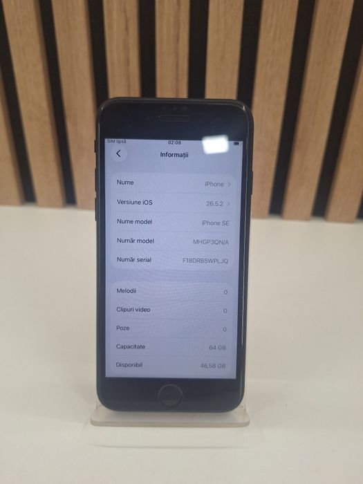 IPhone SE 2020 64 Gb 94% Baterie Garantie/Factura #60389