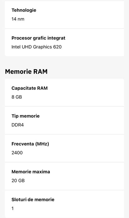 Laptop Lenovo, procesor Intel Core i5