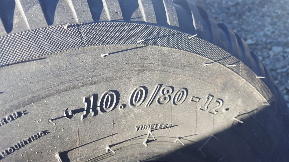 10.0/80-12 Cauciucuri noi ieftine cu garantie 12PR remorca mig