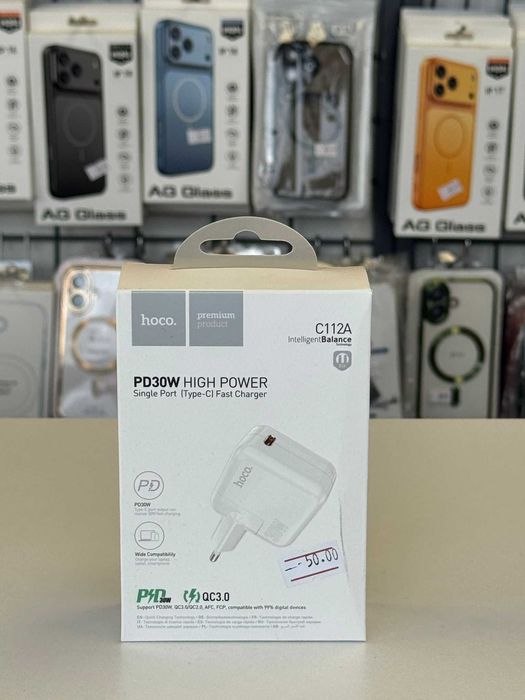 Adaptor de priza USB C, incarcare rapida, 30w