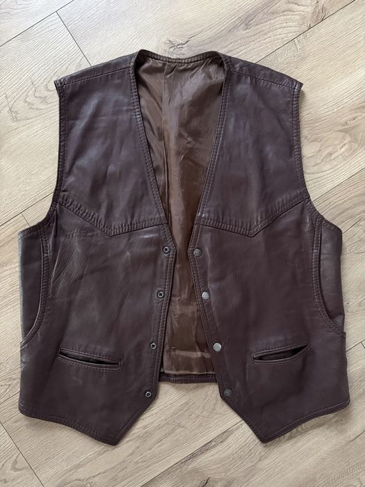 Vesta Piele Naturala BERTO LUCCI Maro Barbati | Marime XL 56