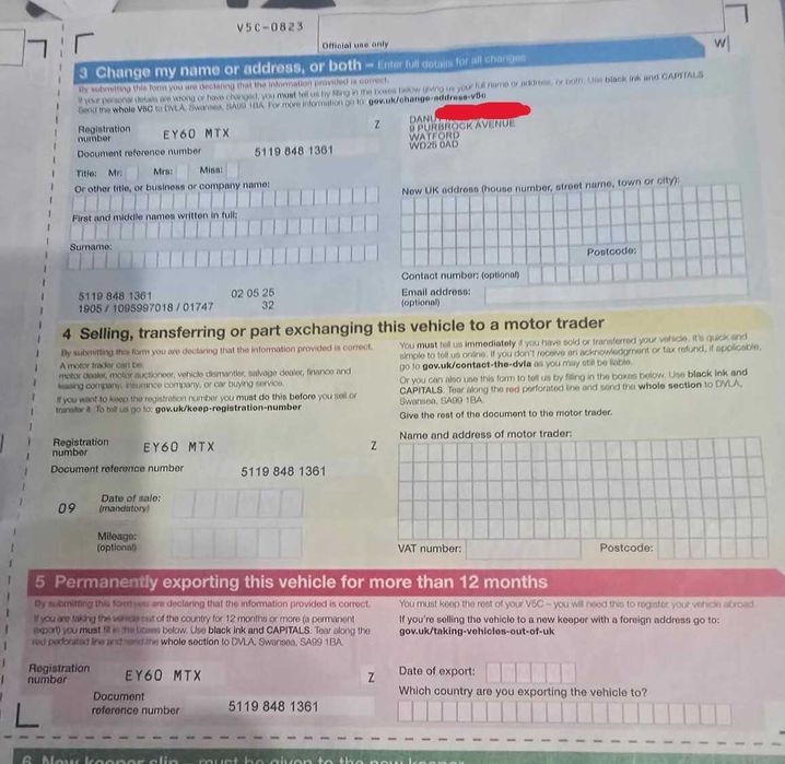 Opel Zafira provenienta UK