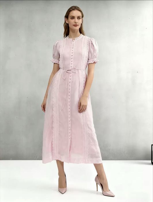 Платье из льна размер S