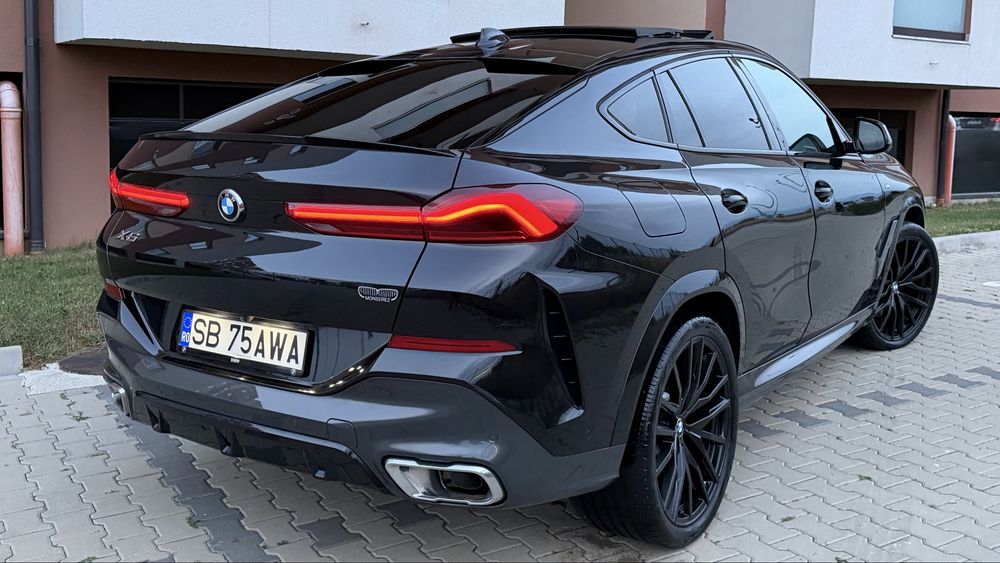 BMW X6 OZN 2021 3.0 D 286 CP MildHybrid XD M-Pachet Panoramic Grila Iluminata Gesturi Jante R22 M Faruri Full Led Soft Close Etc