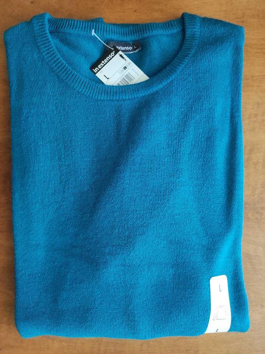 8 pulovere casual/bumbac/decolteu V/O, mar. M talie = 100 - 105 cm.,  noi, cu/fara eticheta