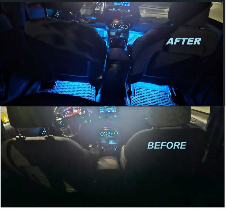 Ford Focus Mk4 - Осветление в краката