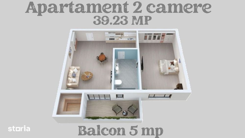 Apartament 2 camere + grădină | Lacul Binder, Sibiu | Parcare inclusă