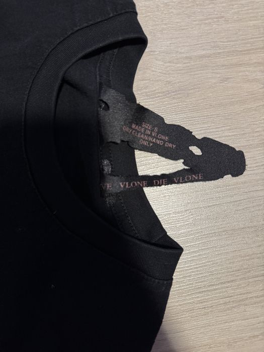 Tricou VLone negru reflectorizant mariemea S